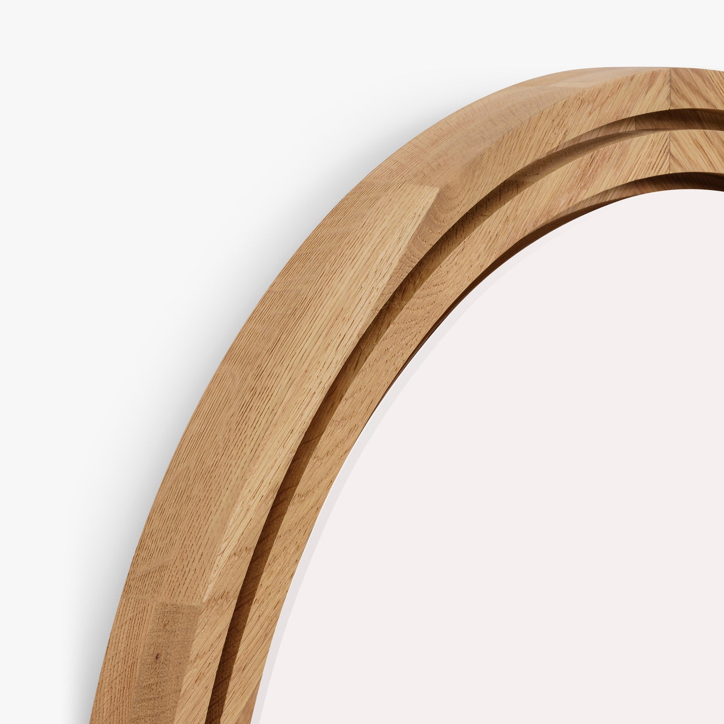 Buddy Round Oak Mirror