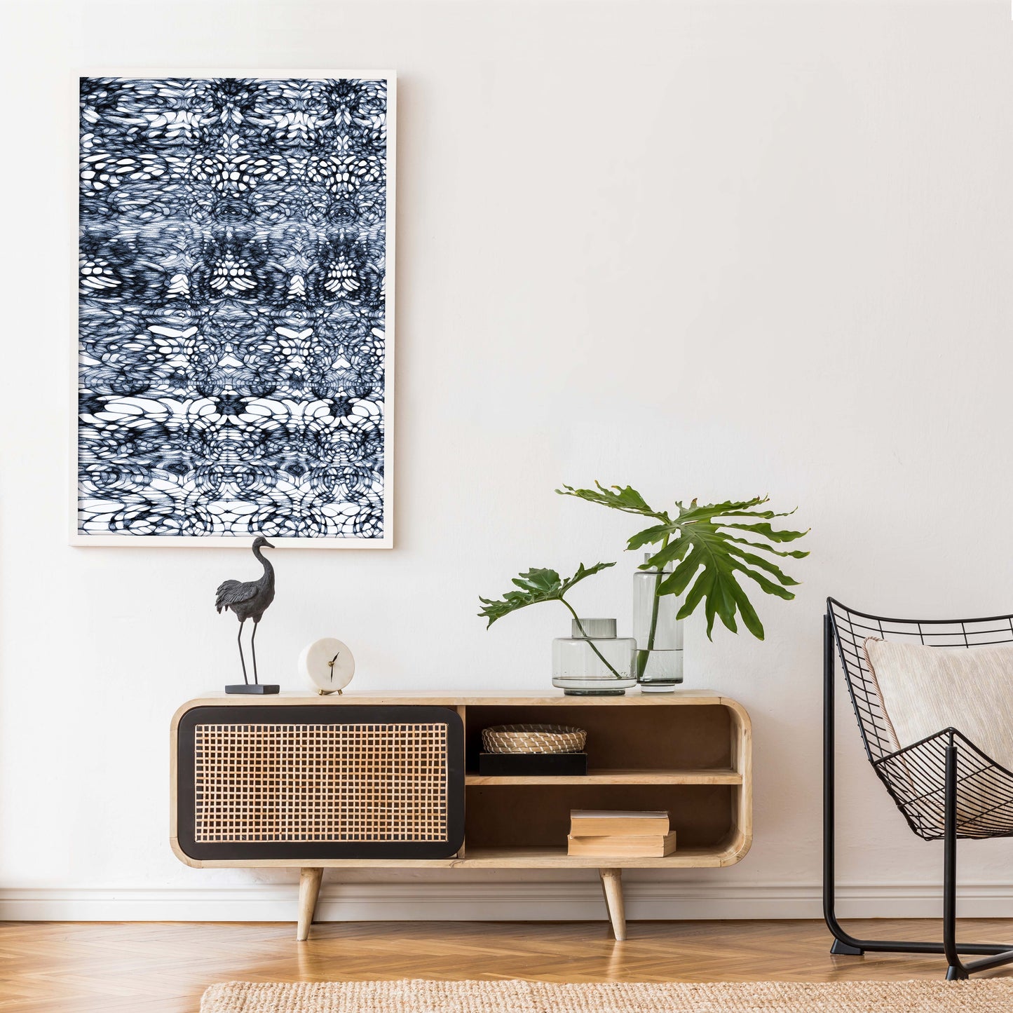 Cyan Obsessed Wall Art