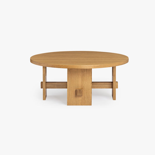 Saguaro Round Oak Coffee Table