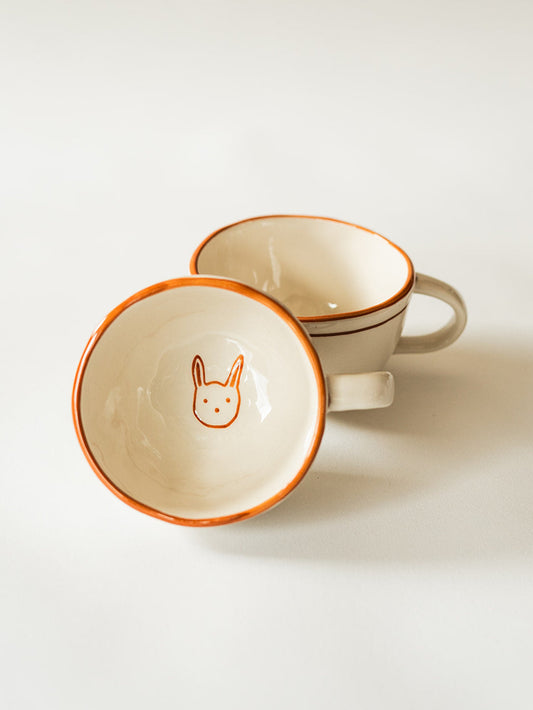 Melrose Icon Mug - Bunny - Set of 2