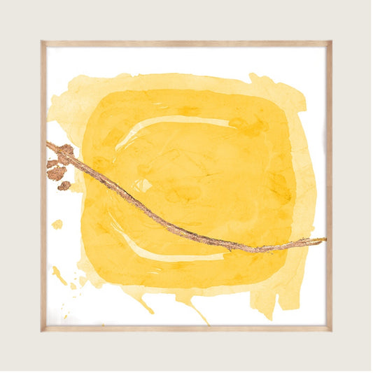 Wabi Sabi Yellow Wall Art