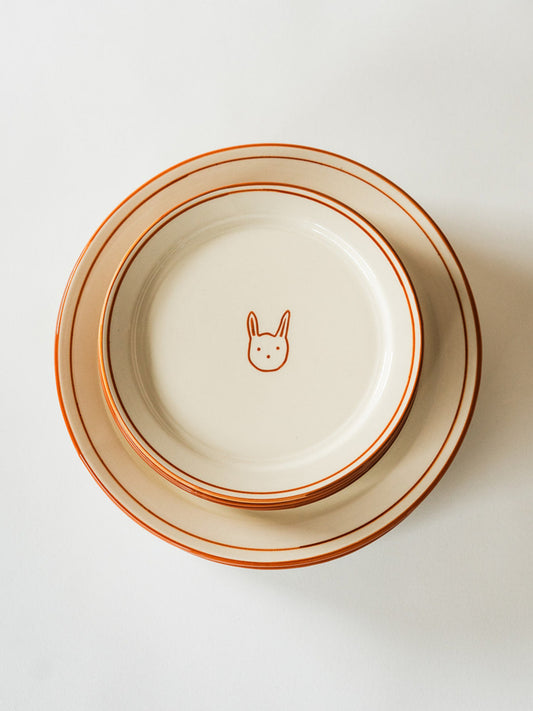 Melrose Icon Plates - Bunny - Set of 4