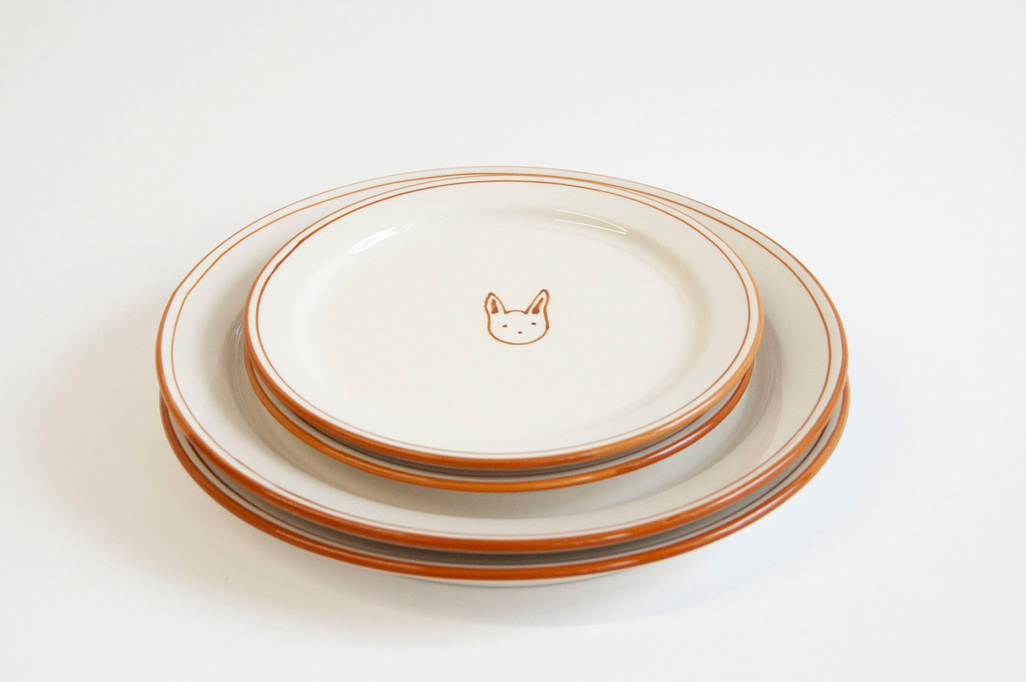 Melrose Icon Plates - Bunny - Set of 4