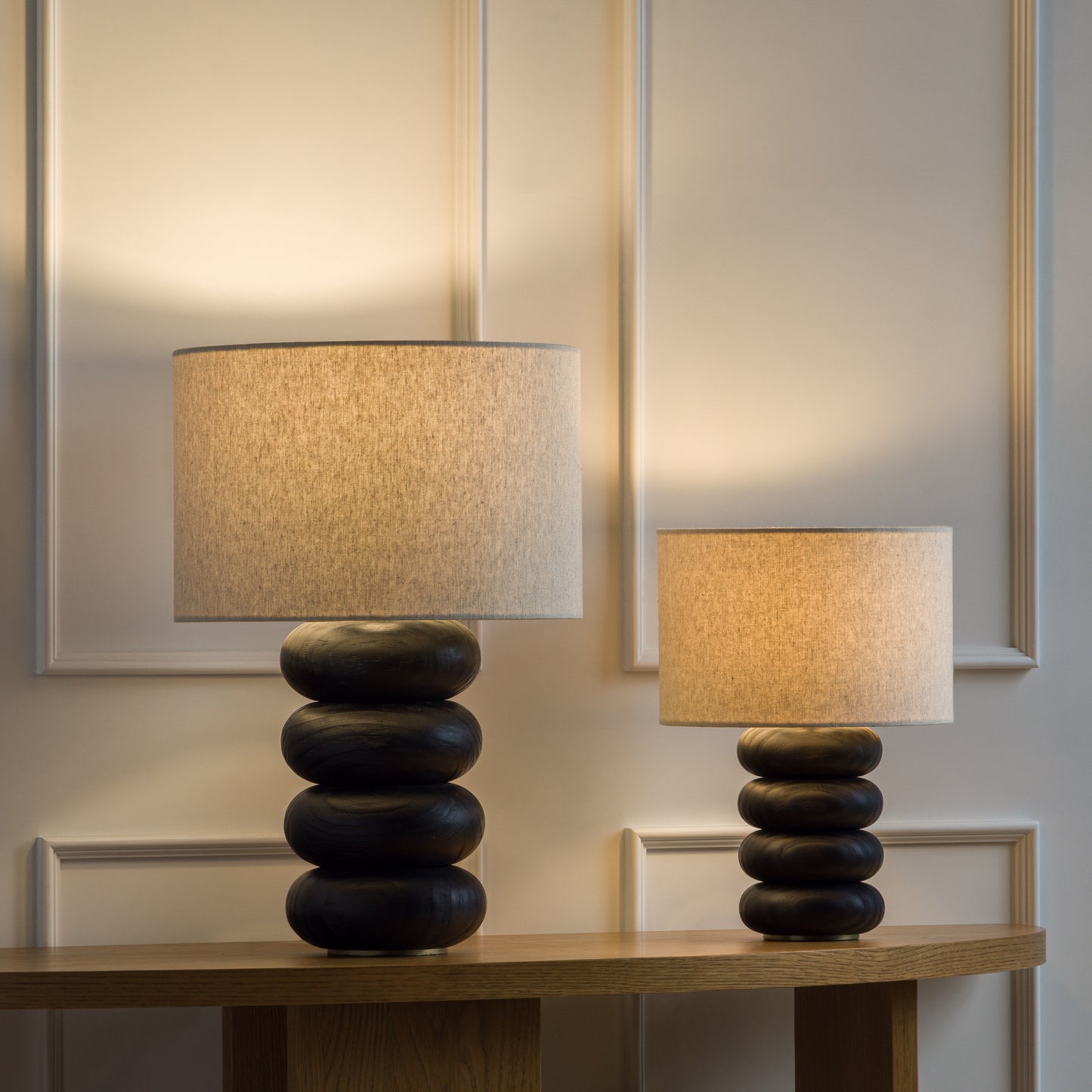 Sandia Oak Wood Table Lamp