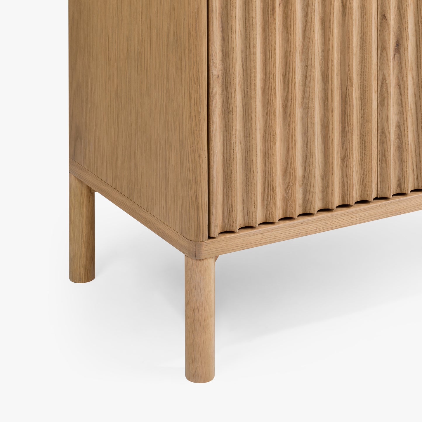Olive Reeded Cabinet