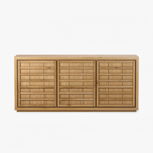 Buddy 3-door Oak Buffet