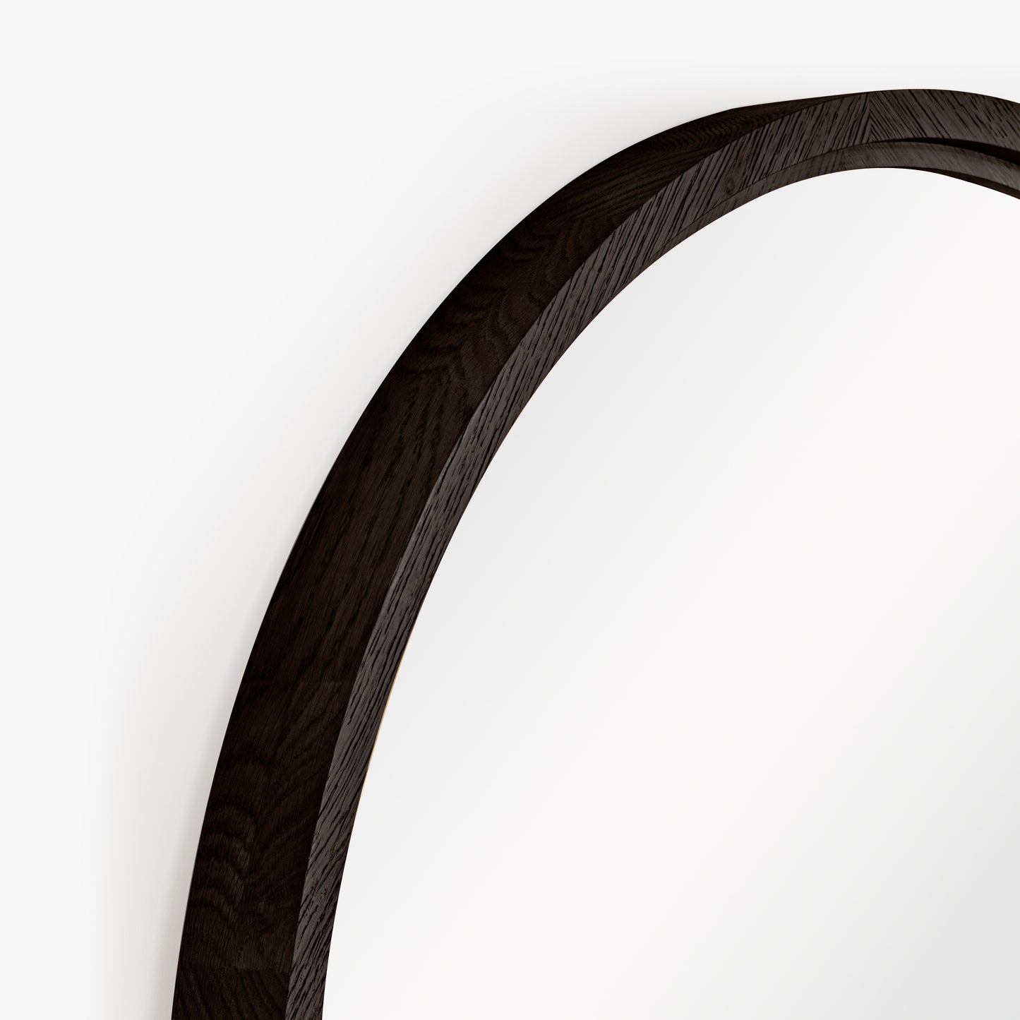 Buddy Round Oak Mirror
