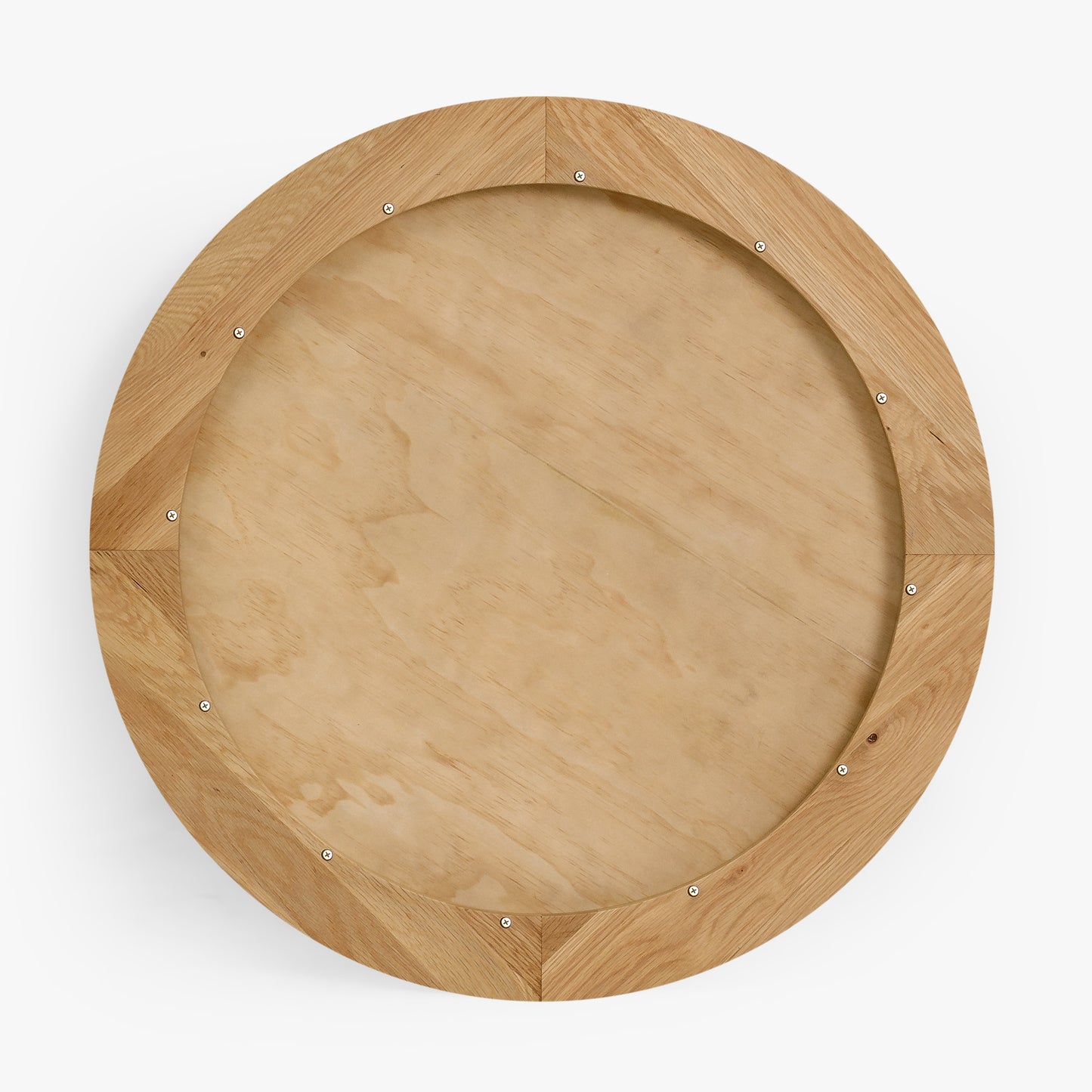 Buddy Round Oak Mirror