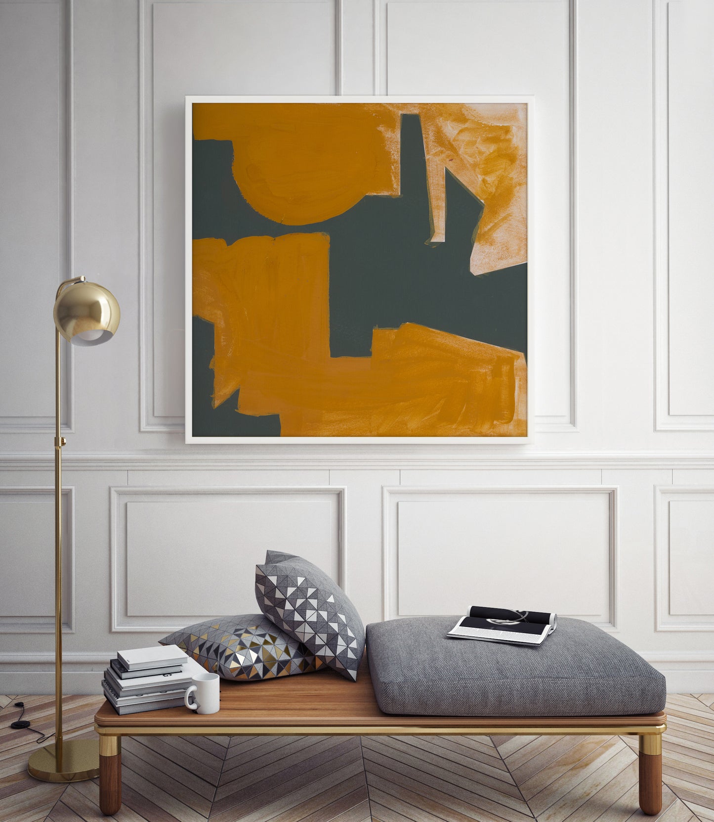 Marigold Maze Wall Art
