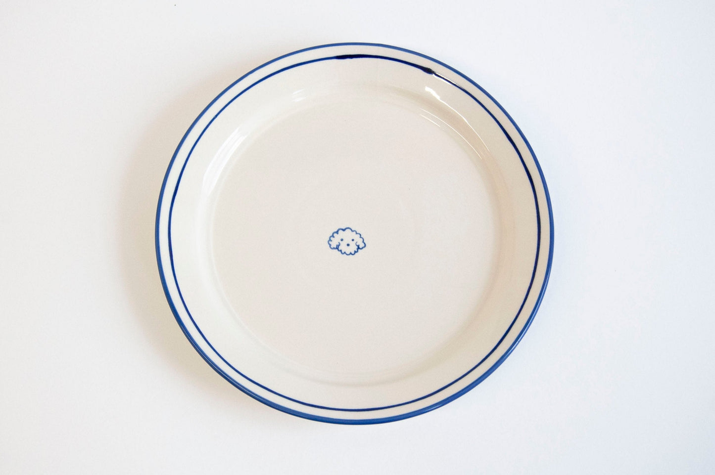 Melrose Icon Plates - Fluffy Dog - Set of 4