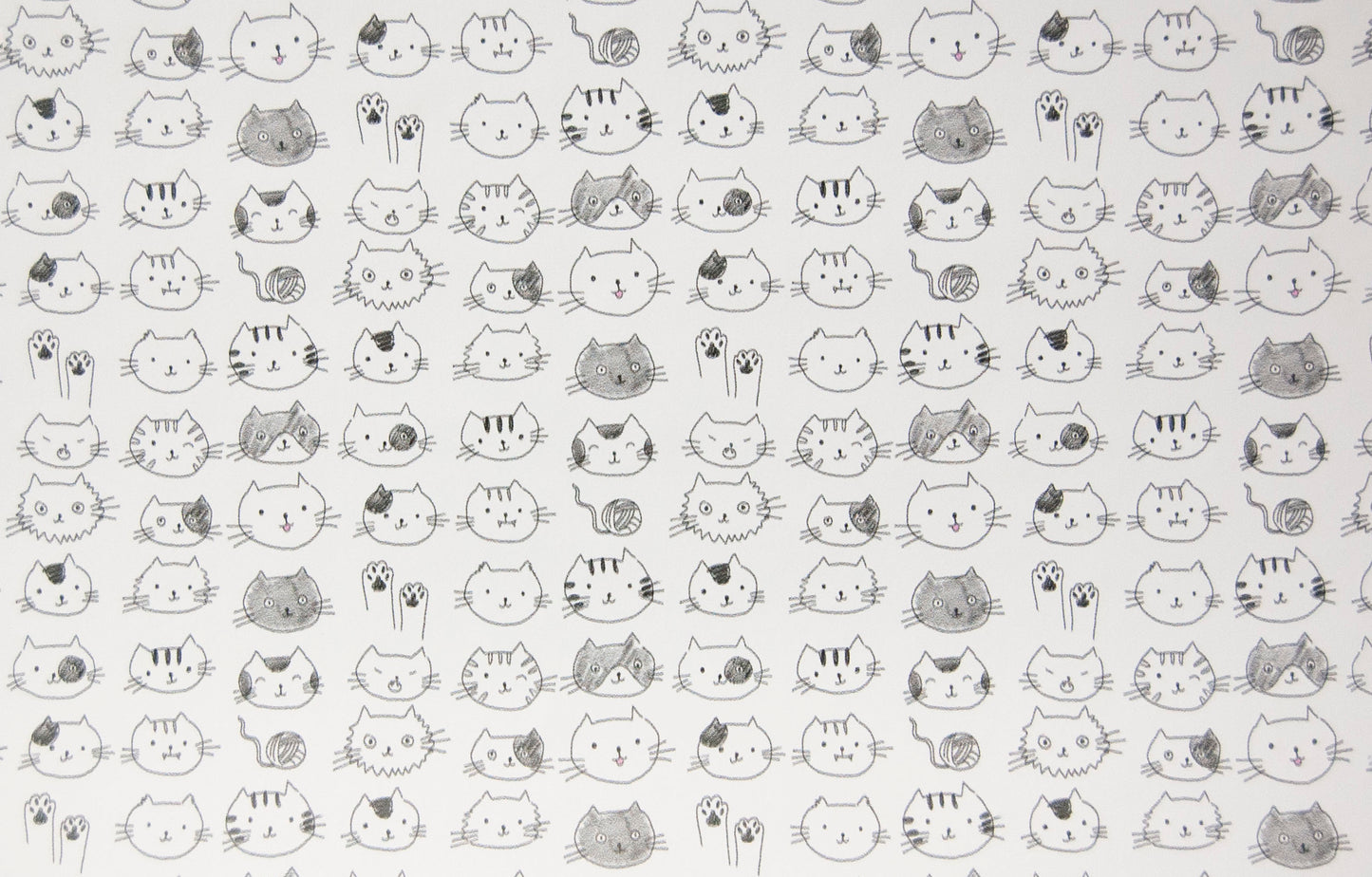 Cat Portrait Peel and Stick Wallpaper