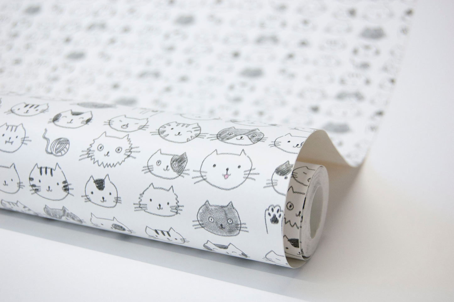 Cat Portrait Peel and Stick Wallpaper