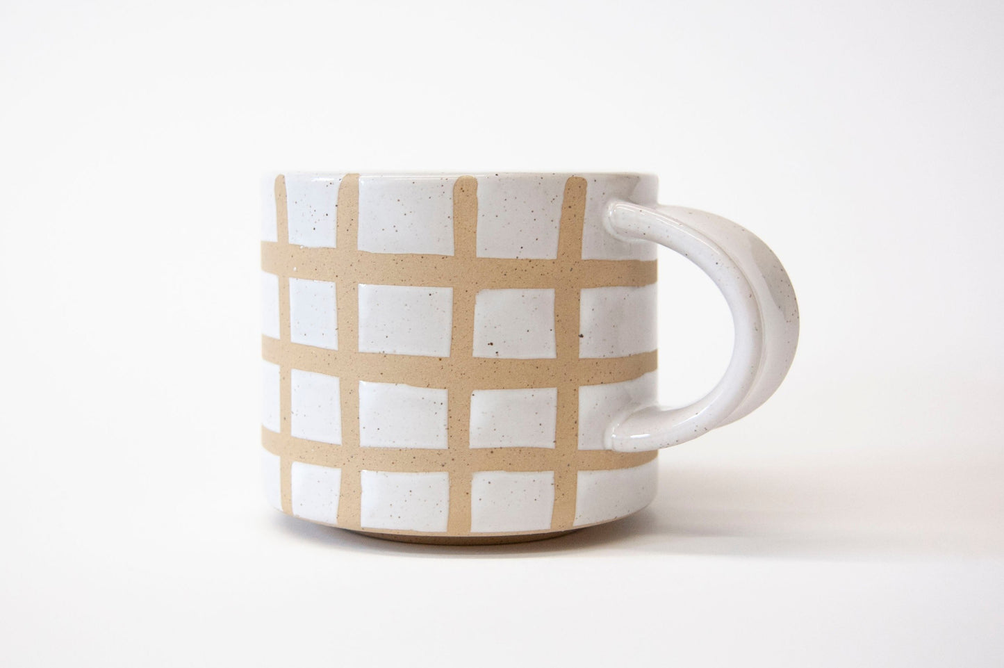 Speckle Grid Mug with Lid S2