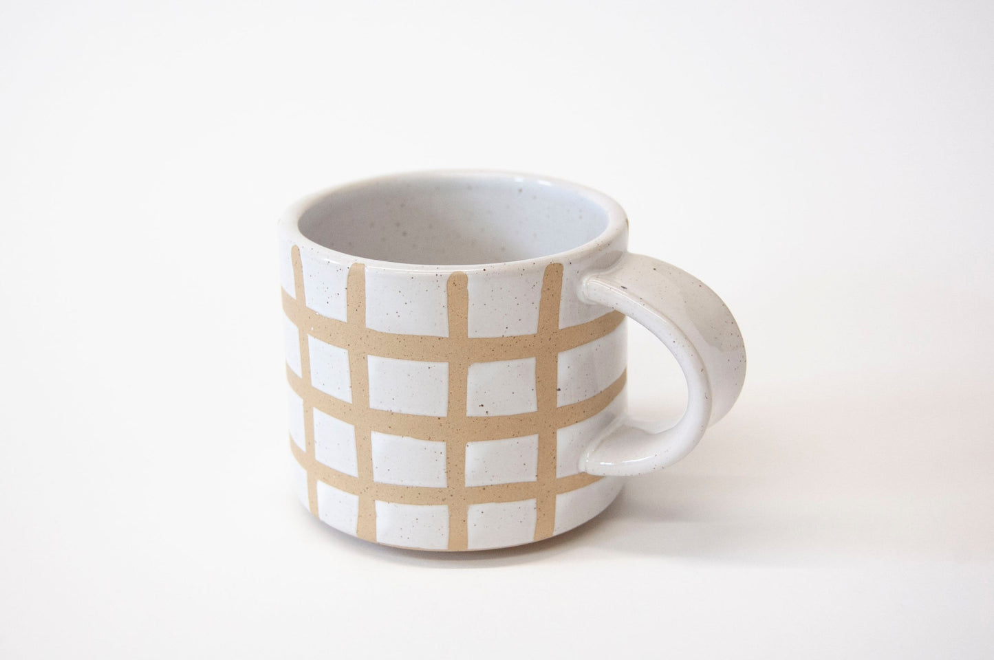 Speckle Grid Mug with Lid S2