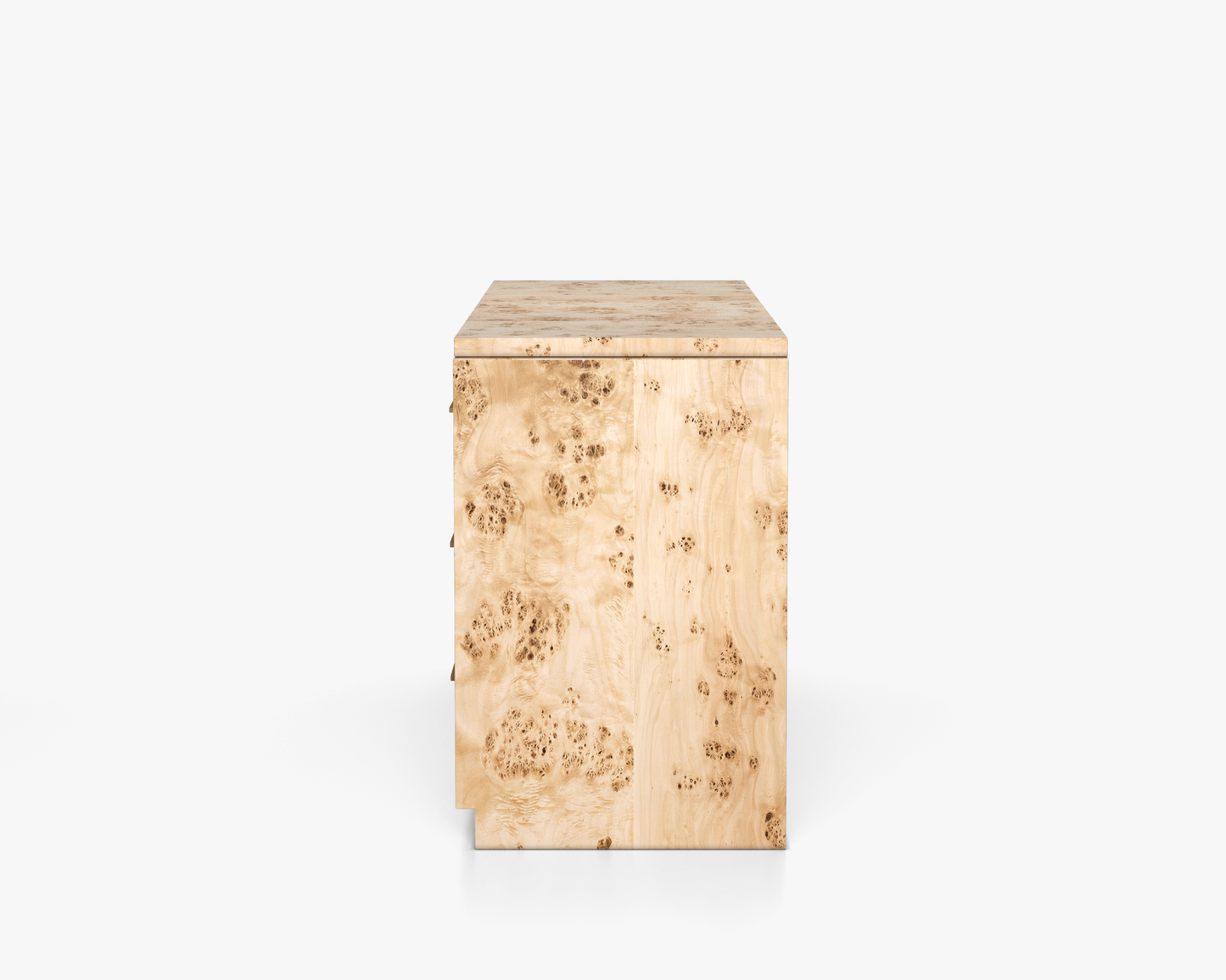 Wesley 6-Drawer Burl Dresser
