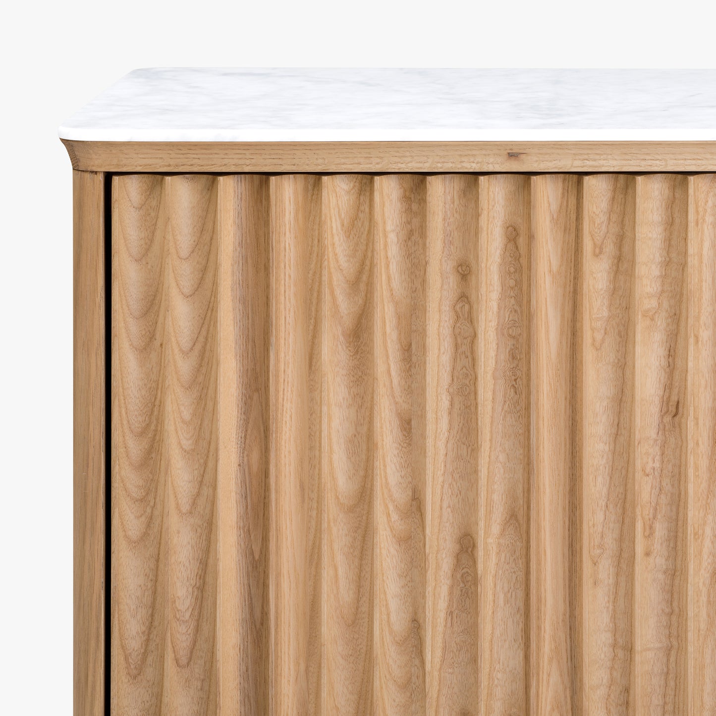 Olive Reeded Sideboard